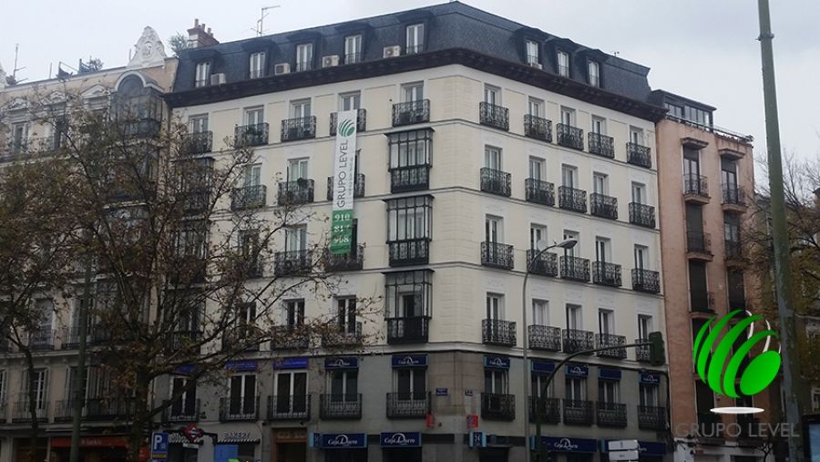 Obra de restauración de patios en Glorieta de Bilbao 5